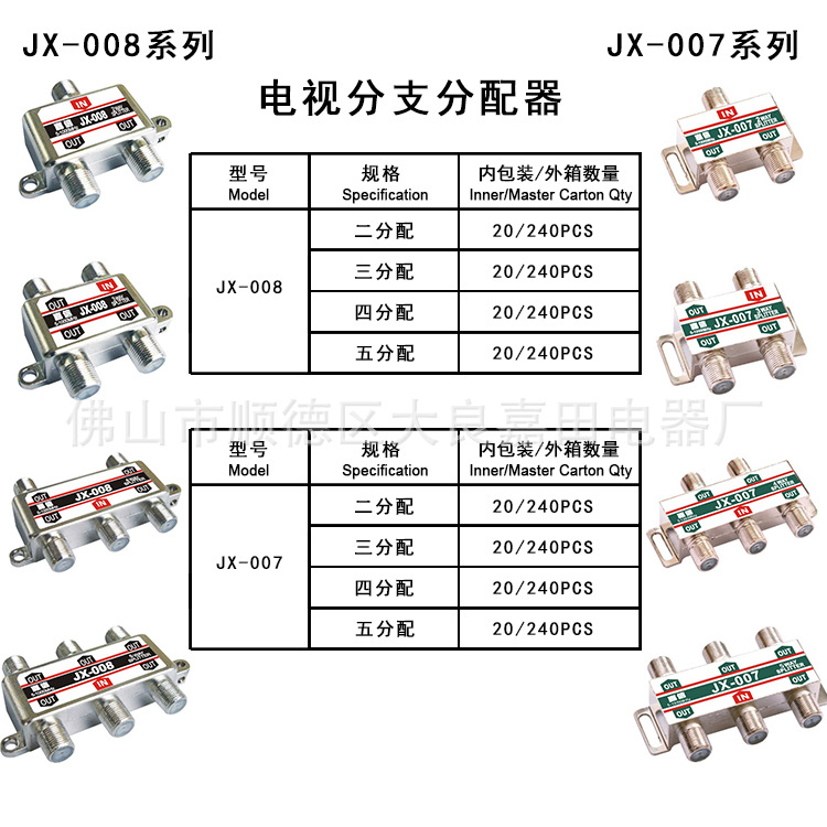嘉田电视分配器 厂家直销，品质保证的数字技术服务之选